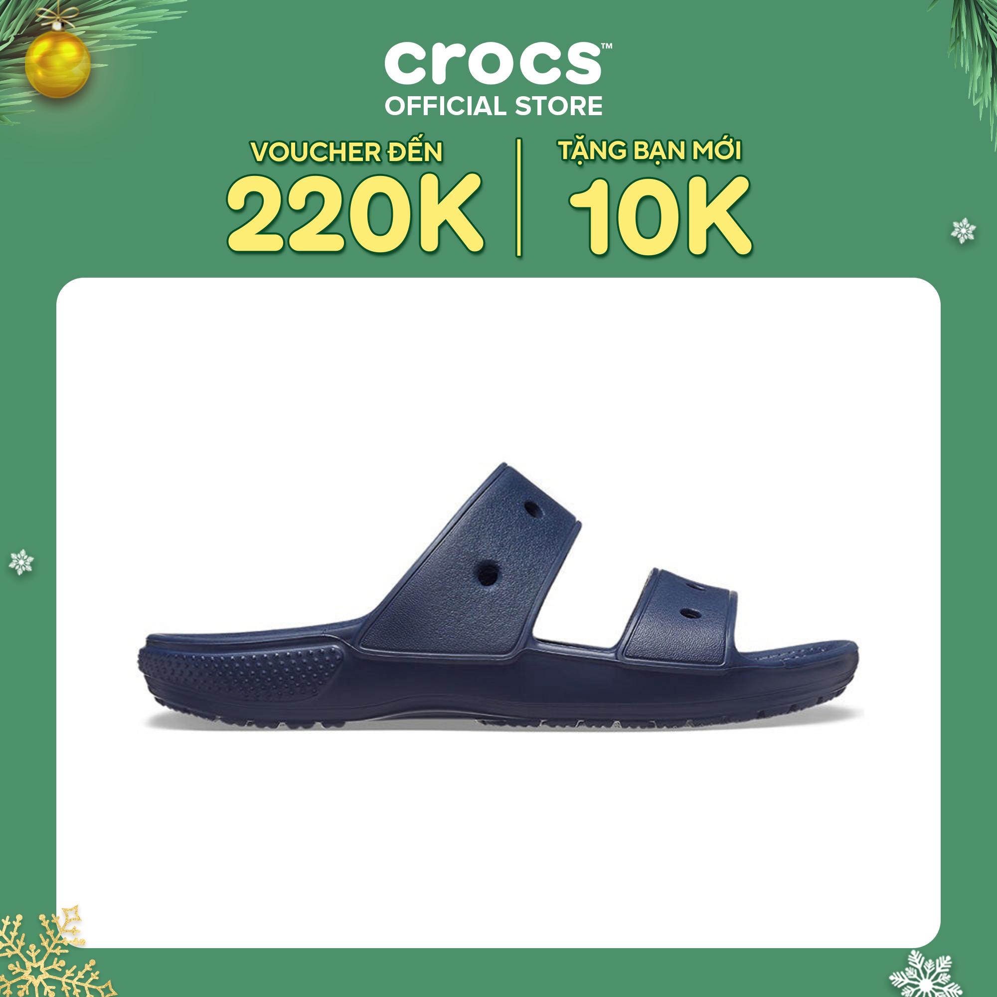 Dép Xăng Đan Unisex Crocs Classic - Navy