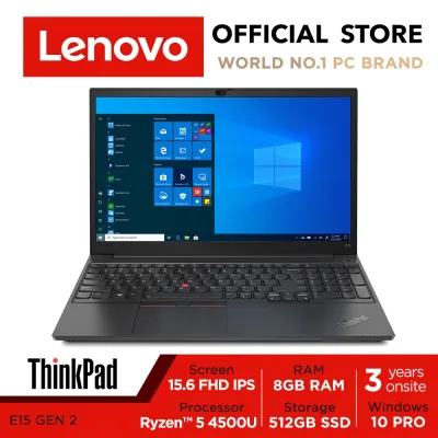 [Free 3Years Onsite] Lenovo ThinkPad E15 Gen2 | 20T8S0L900 | 15.6inch FHD IPS | Ryzen 5 4500U | 8GB RAM | 512GB SSD | Win10 Home | 3 Year Lenovo onsite