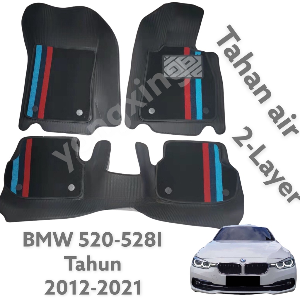 Karpet Mobil 5D Premium Karpet mobil BMW E43 12-18 CARBON 2LAYER Tahan air Semua perlindungan bulat mudah untuk bersih Harga 1,180,000 rupiah*Gratis Ongkir