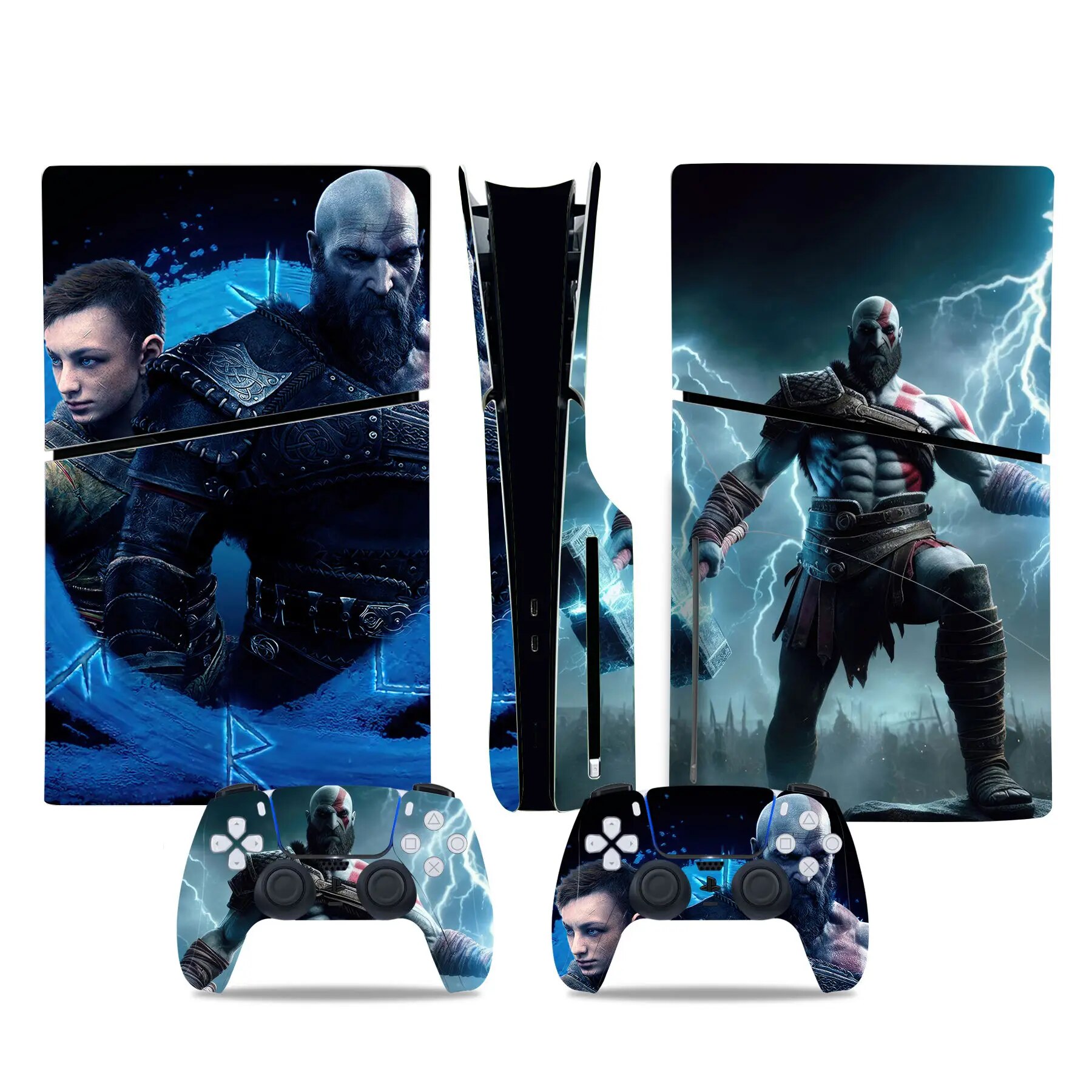 【Exclusive Online Deals】 Of War Game Ps5 Disk Disc Decal Skin Sticker For New Ps5 Console And Two Controllers Vinyl