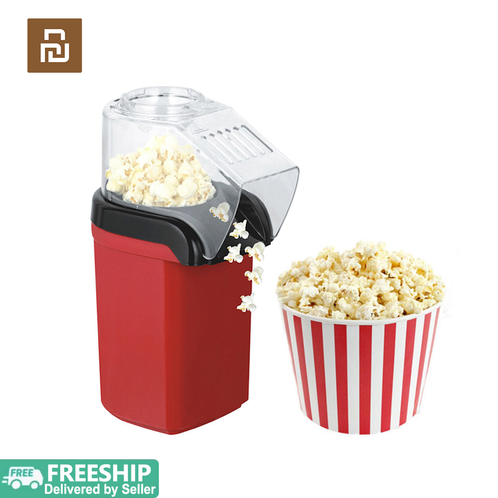 YouPin máy làm bỏng ngô tự động mới máy làm bỏng ngô Mini kẹo bỏng ngô điện gia dụng cho 220V