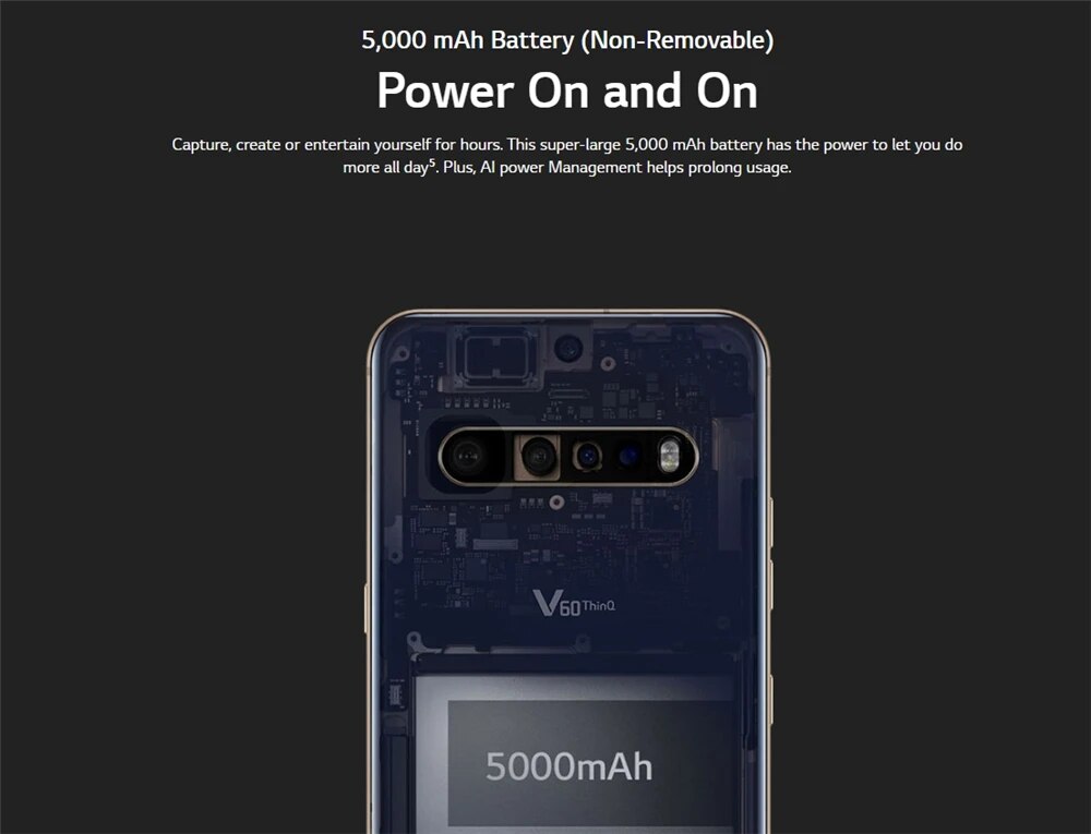 Original LG V60 ThinQ 5G 128GB ROM 64MP V600AM V600TM V600VM Smartphone · v29
