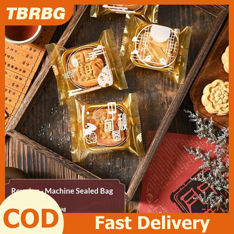 TBRBG 100 pcs trung thu Lễ Hội MOONCAKE bao bì túi Dễ Thương Thỏ thiết kế sealable cho nhà bánh Pastry lưu trữ quà tặng gói