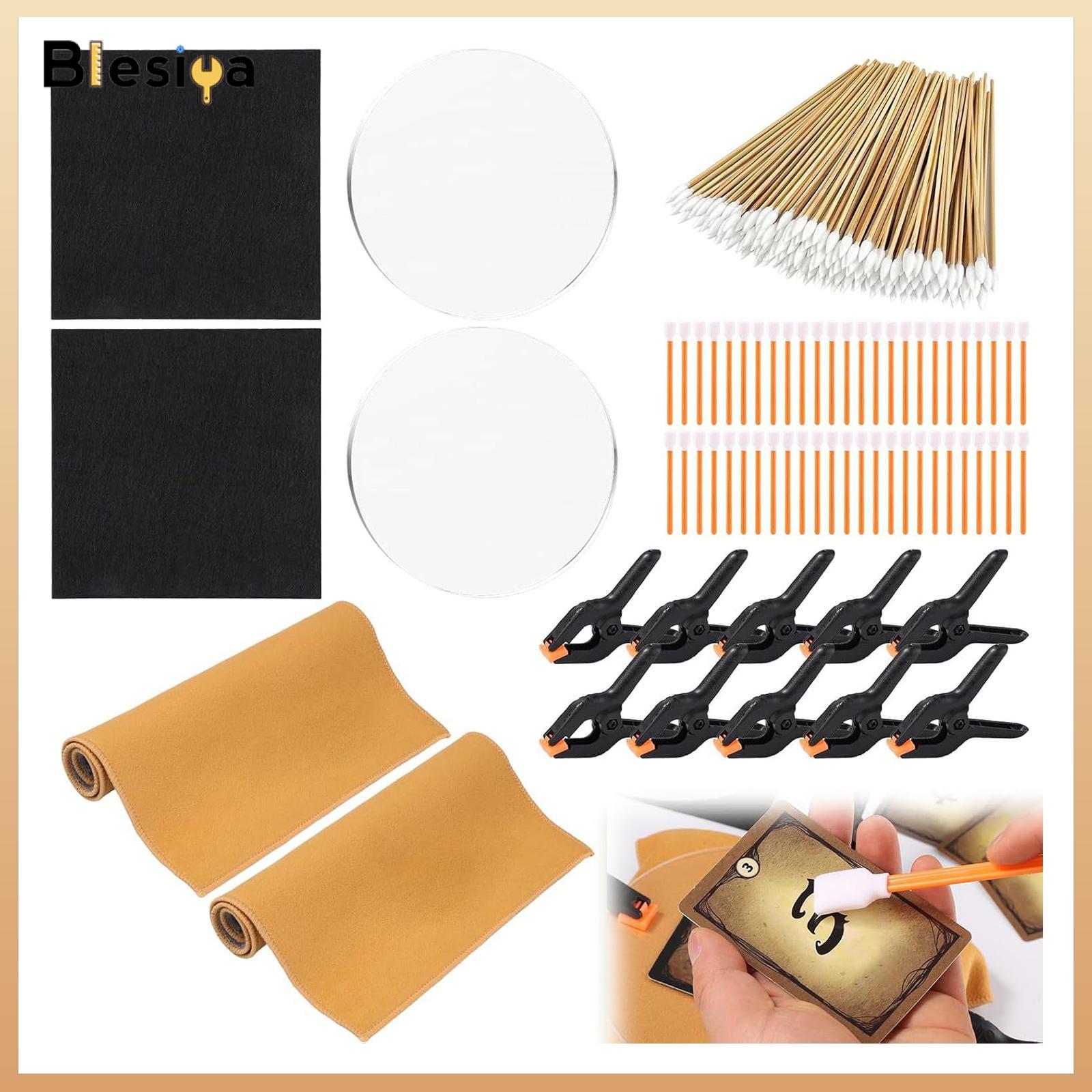 166Pcs Trading Card Cleaning Kit Care Clean Kit Scratch Repair ราคา 528 บาท*ส่งฟรี