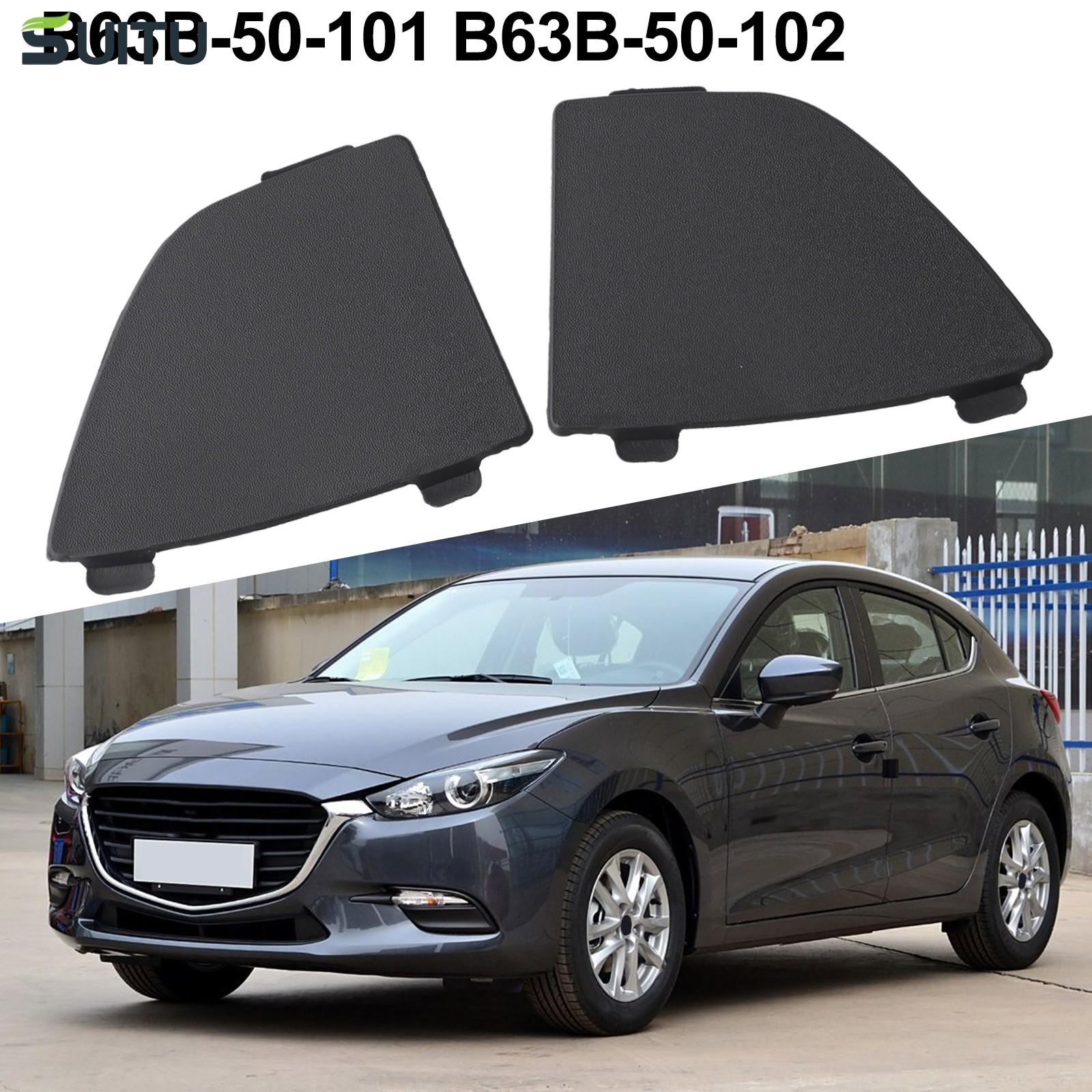 automalls 2pcs Front Bumper Lower Grille Tow Hook Eye Cover Cap For MAZDA 3 2016-2018 Exterior Accessories 【NEW】 ราคา 151 บาท*ส่งฟรี