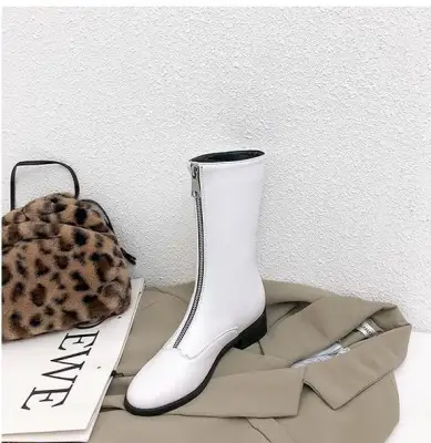 Women Plus Size Autumn and Winter Thick Heel Boots