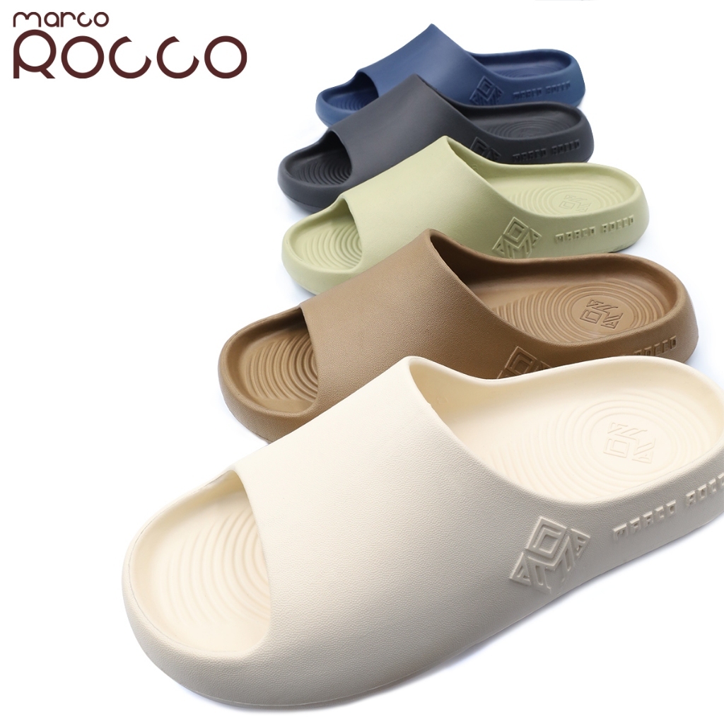 Marco Rocco รุ่น MR8001 หนา2.5cm รองเท้าแตะ แบบสวม สำหรับผู้หญิง ผู้ชาย กันลื่ พื้นนุ่ม รองเท้าสุขภาพ รองเท้าแตะลําลอง ส่งจากไทย ราคา 129 บาท*ส่งฟรี