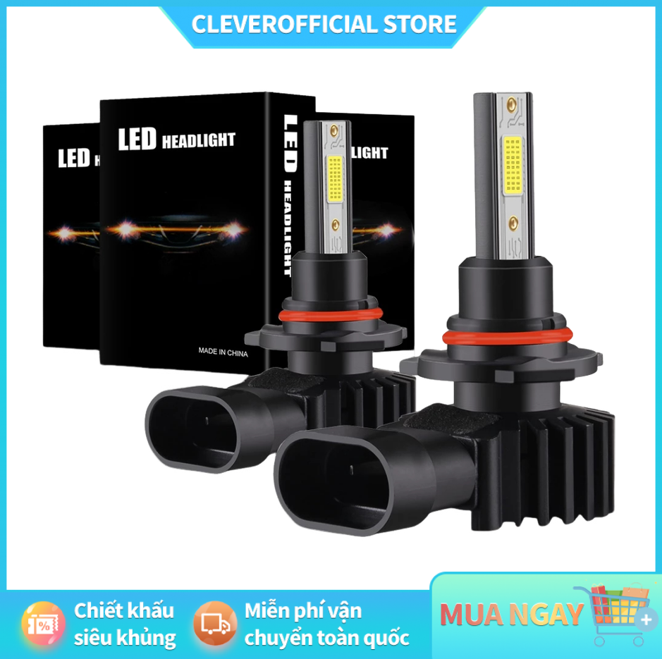 ⚡ Free Shipping ⚡ 2 Pieces Led Headlights H7 H11 H1 H4 H8 H9 Hb4 9006 Hb3 9005 12-24V 6000K Cob for Cars Giá 64,600 Đồng*Miễn phí vận chuyển