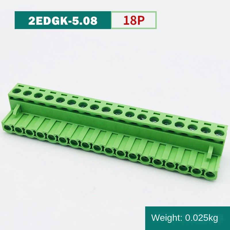 Khối Đầu Nối Tháo Lắp 2EDGK 5.08mm 18P | Tùy chọn Từ 2P-24P – Kết Nối PCB An Toàn, Bền Bỉ