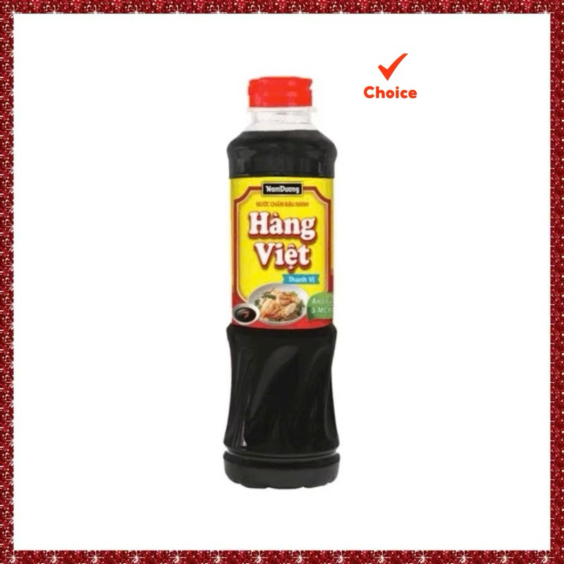 Nước tương Nam Dương Hàng Việt Thanh Vị 500ml - Hàng chính hãng - date mới