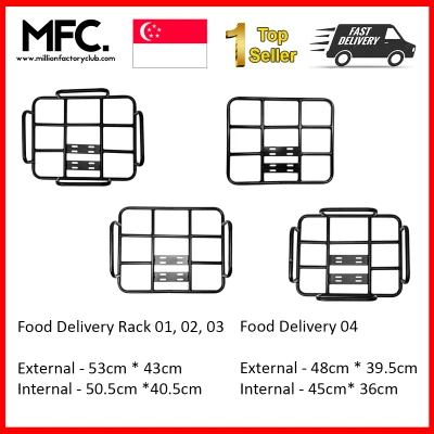 Strong Food Delivery Metal Rack for Thermal Bag
