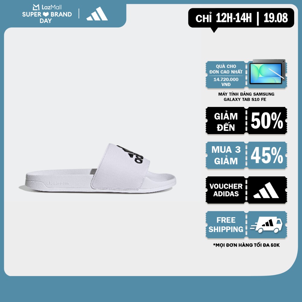 [12H-14H 19.8-MUA 3 GIẢM 45%] adidas Swimming & Lifestyle Adilette Shower Slides Unisex White GZ3775