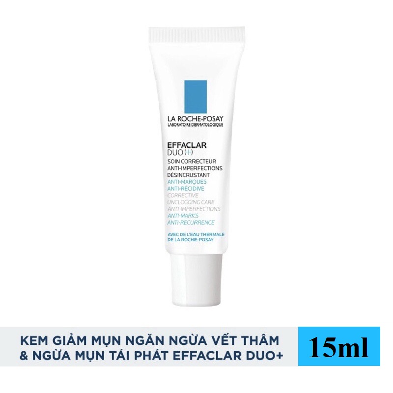 Kem Giảm Mụn La Roche-Posay Effaclar DOU+ giảm thâm, thông thoáng lỗ chân lông