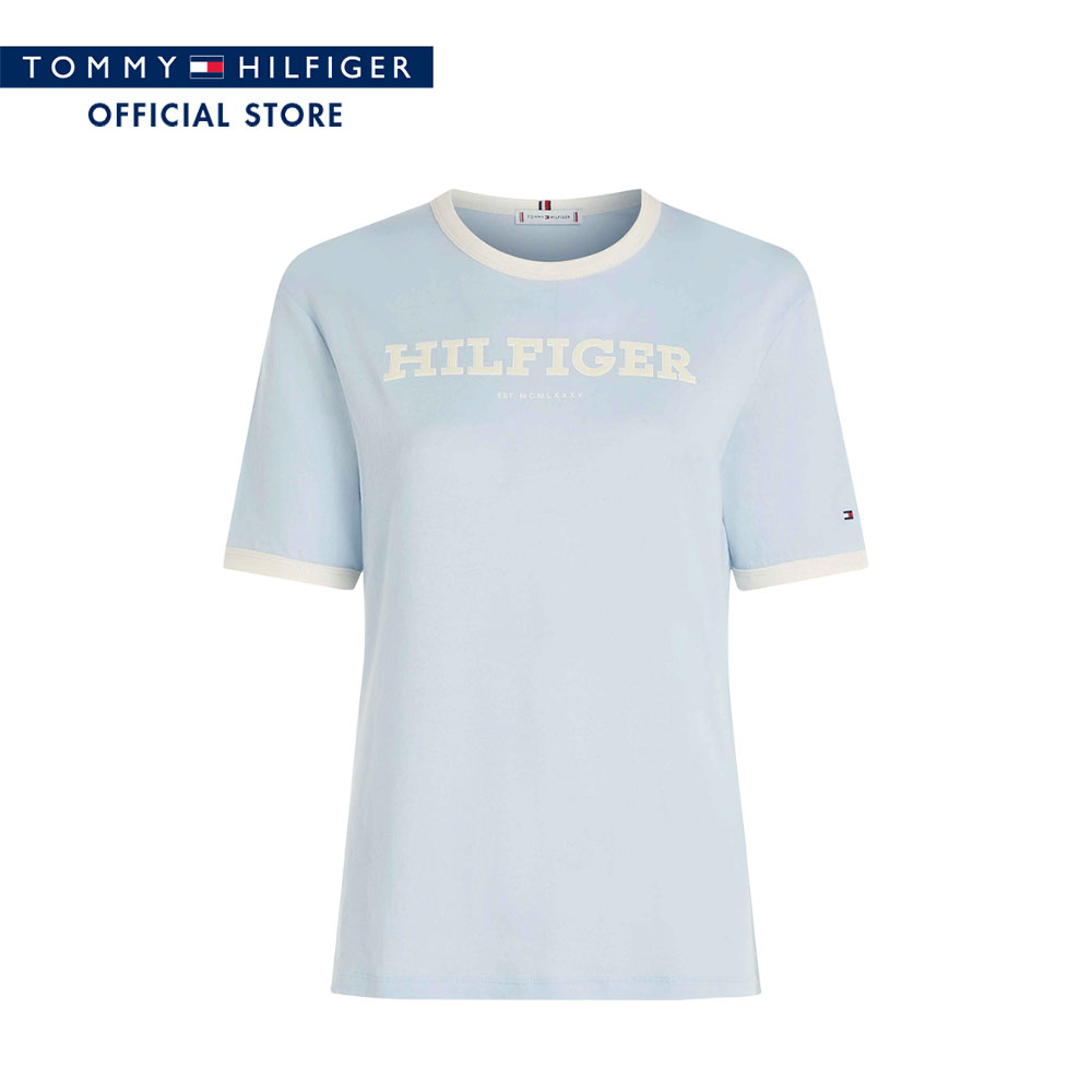 Tommy Hilfiger Women Tee Model WW0WW41208 C1O - Blue ราคา 897 บาท*ส่งฟรี
