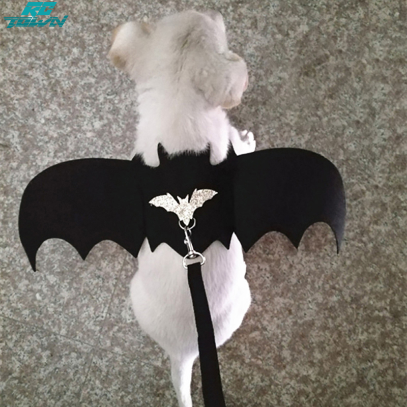 Pet Bat Wings Cosplay Costume Felt Cloth Halloween Dress Up Accessories