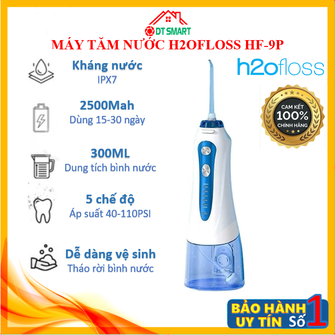 Bh 3 tháng máy tăm nước h2ofloss cao cấp dt smart hf-6p hf-9p hf-p11 hàng chính hãng, bảo hành 3 tháng, 30 ngày đổi mới- hshop365 hshop365hn