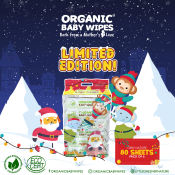 Organic Baby Wipes 80's Nature Pack of 6