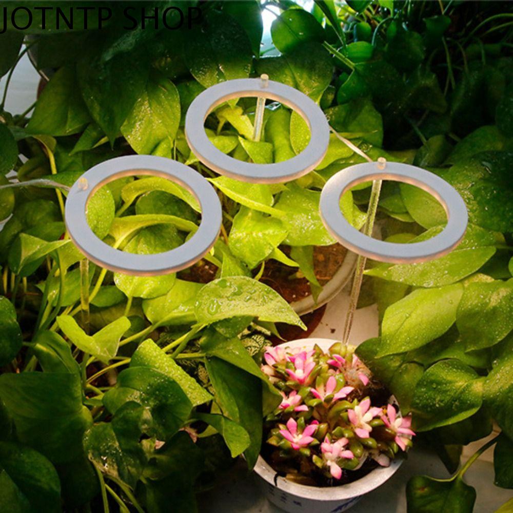 JOTNTP Chiều cao Có Thể Điều Chỉnh Hiệu quả Trồng trong chậu Quang Phổ đầy đủ Hoa Cây Giống Vòng Ánh Sáng Phát triển Đèn LED Ánh Sáng Ánh Sáng nhà máy