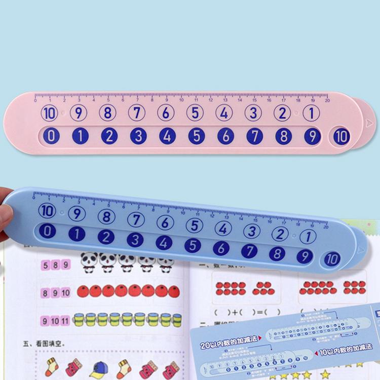 Thước Số Học Thước Trượt Toán Học Thước Số Đồ Chơi Đếm Toán Học Sáng Tạo Trò chơi toán học giáo dục độc đáo Đồ chơi học tập mầm non cho trẻ em bé trai bé gái lovely