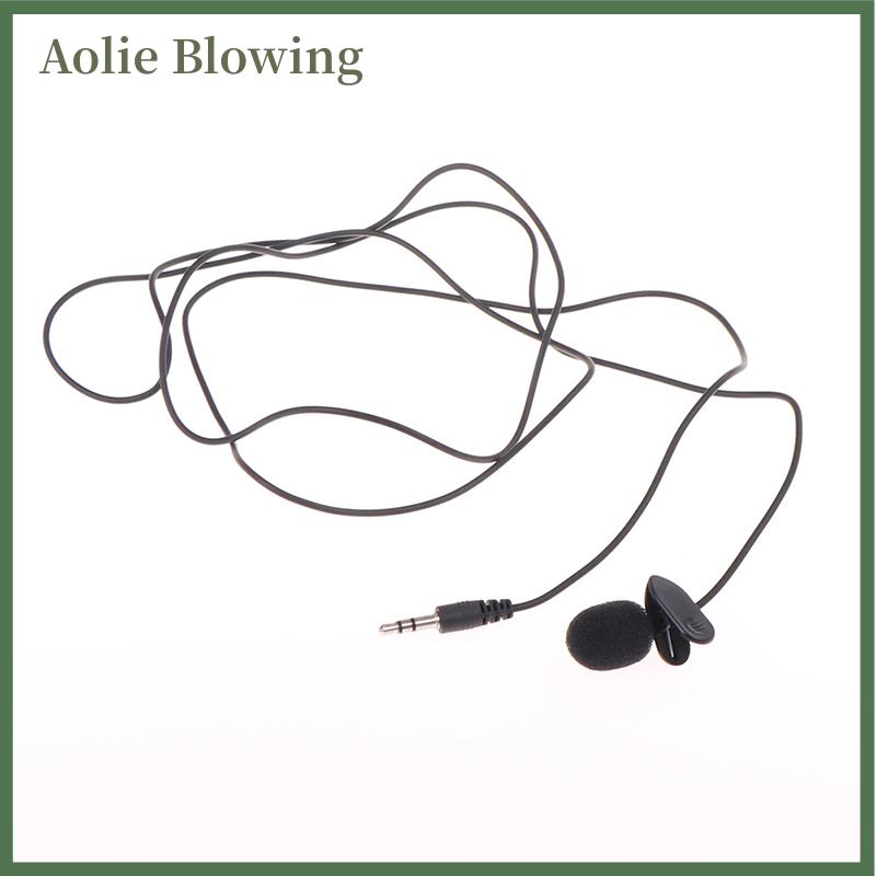 Aolie 3.5Mm Mini Studio Bài Phát Ngôn Mic Microphone Clip Cho PC Máy Tính Để Bàn Máy Tính Xách Tay 1.5M