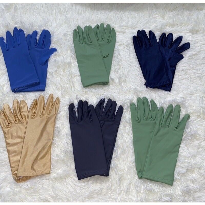 Găng Tay Nữ Ngắn Chống Nắng Bao Tay Vải Dày Chất Lượng Tốt - Shop Kim Yến 5 - 5