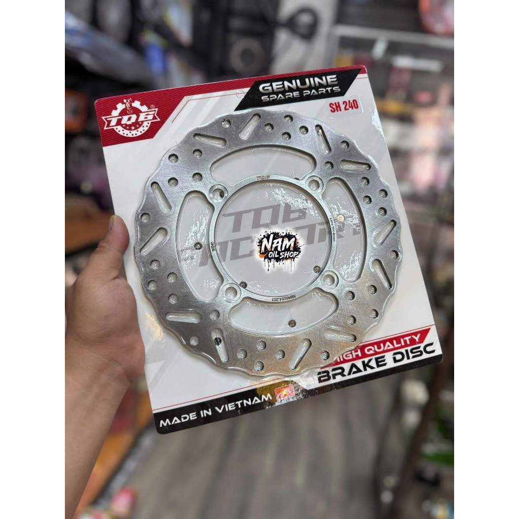 Đĩa thép TQ6 cao cấp 240mm cho SHVN/Winner (đĩa sau)