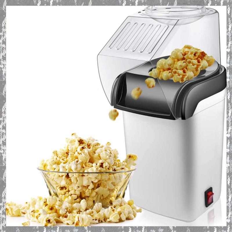 U7Air Popcorn Popper Maker, Electric Hot Air Popcorn Machine-1200W, Oil-Free