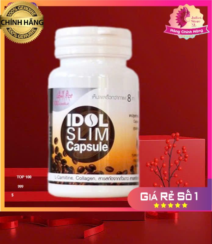 [CHÍNH HÃNG] Idol Slimming Garcinia Coffee – Viên Uống Giảm Cân Chiết Xuất Cà Phê & Quả Bứa (Hộp 15 Viên) GCJL1