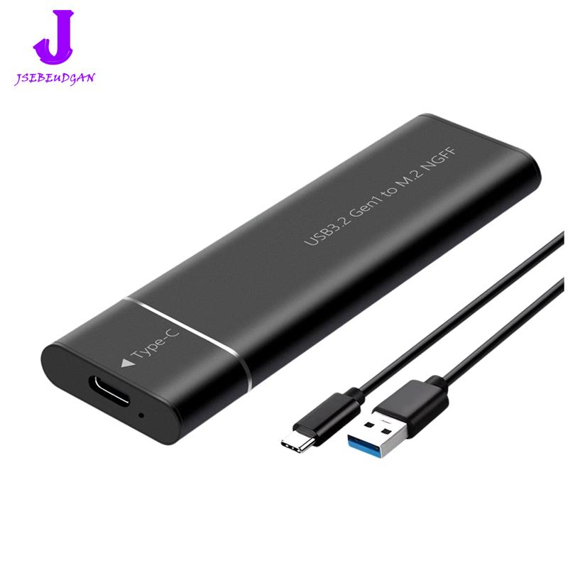 【Huang Li Electronics】M2 SSD Enclosure SATA NGFF Protocol M.2 Solid State Mobile Hard Disk Box M.2 to USB3.2 Gen1 Type-C 5Gbps SSD Case ราคา 195 บาท*ส่งฟรี
