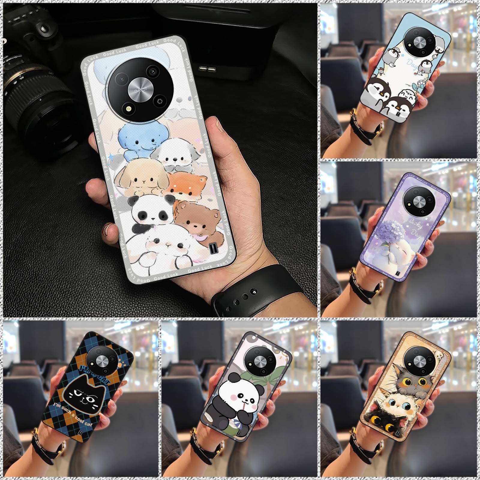 KJYFOANI Custodia Cover per ZTE Blade A73 5G (6.52), Ultra Sottile Morbido Silicone Case Anti-Graffio Protezione Guscio + 2 Pezzi Pellicola Vetro Temperato per ZTE Blade A73 5G - [2 Pezzi