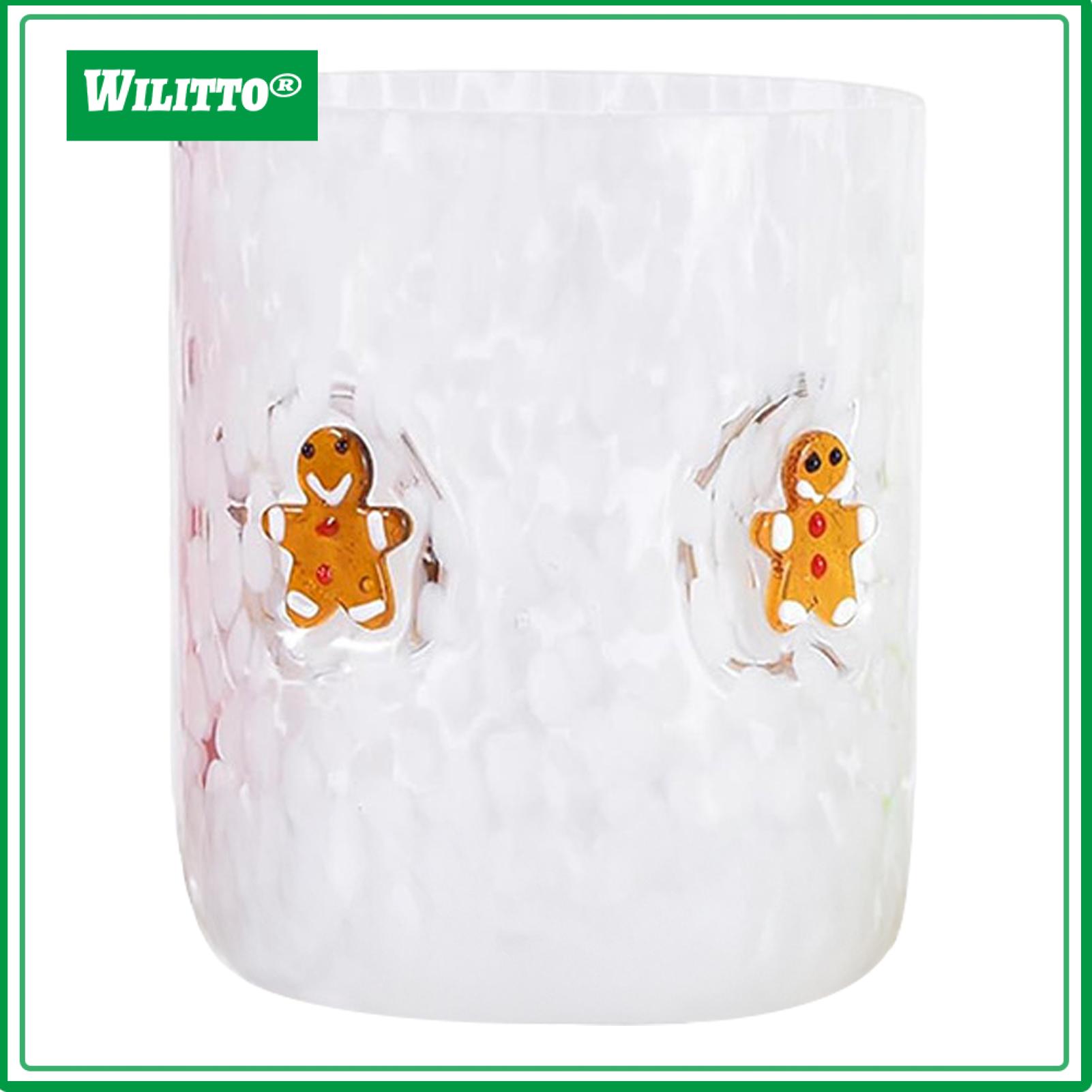 Xmas Milk Juice Mug Christmas Icon Juice Glass Hand Painted 450ml Heat Resistant Glass Mug – Christmas Juice Coffee Milk Beer Cup – Durable Dining Table Decoration for Homes ราคา 499 บาท*ส่งฟรี