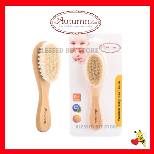Autumnz Wooden Baby Hair Brush Comb