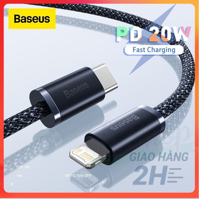 [PD 20W]Dây cáp sạc/đồng bộ dữ liệu PD 20W cổng USB C to cho táo11 Pro -hshop365- HSHOP365 HSHOP365H