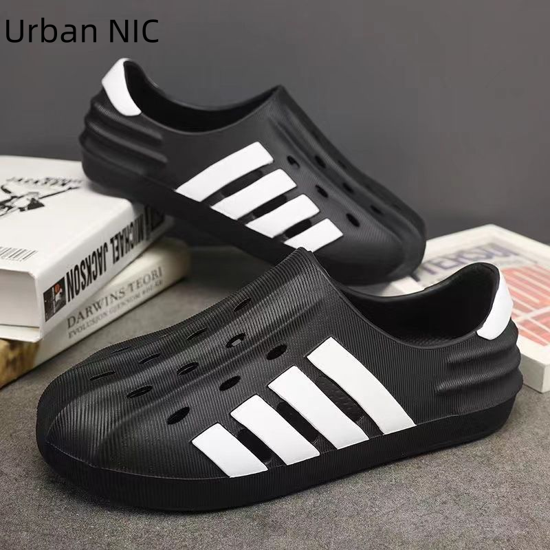 Urban NIC รองเท้าแตะชายหาด EVA ใส่สบาย ทนทาน พร้อมสีดำและขาวให้เลือก ราคา 138 บาท*ส่งฟรี