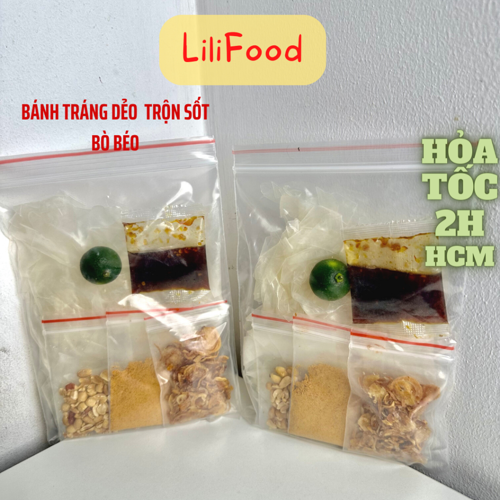 Bánh Tráng Dẻo Trộn Sốt Bò Béo Siêu Ngon-Lilifood.