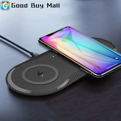 15W Double Qi Wireless Charger Pad for iPhone 12 11 XS XR X 8 AirPods Pro Samsung S20 S10 S9 15W Dual Fast Charging Dock Station