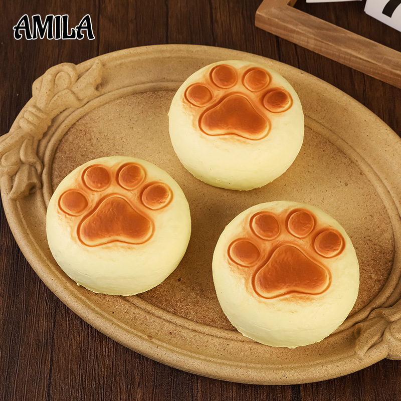 AMILA Cute Animal Squishy Stress Relief Toy with Slow Rebound Simulation Bread Texture for Relaxation and Fun ราคา 61 บาท*ส่งฟรี