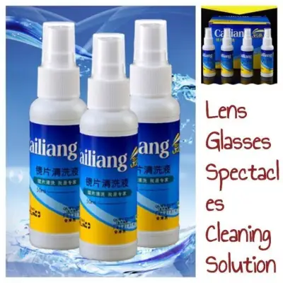 Lens Glasses Spectacles Cleaning Solution