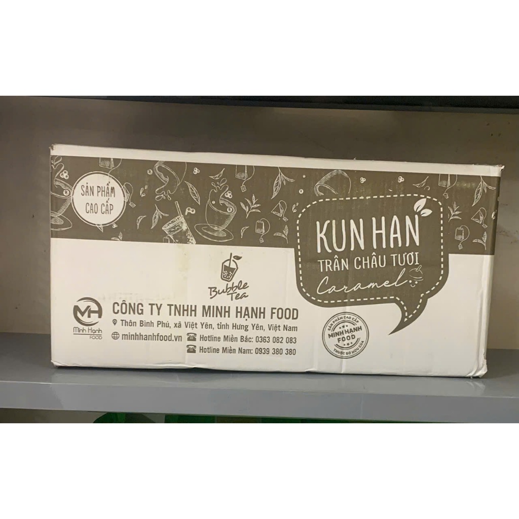 [Box of 6 Boxes] Kunhan Minh Hanh Black Pearls, 3kg Box