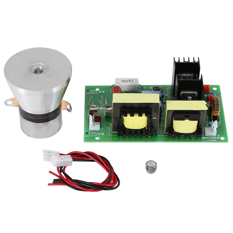 (FTPU) 100w 28khz Cleaning Transducer Cleaner High Performance +Power Driver Board 220vac Cleaner Parts