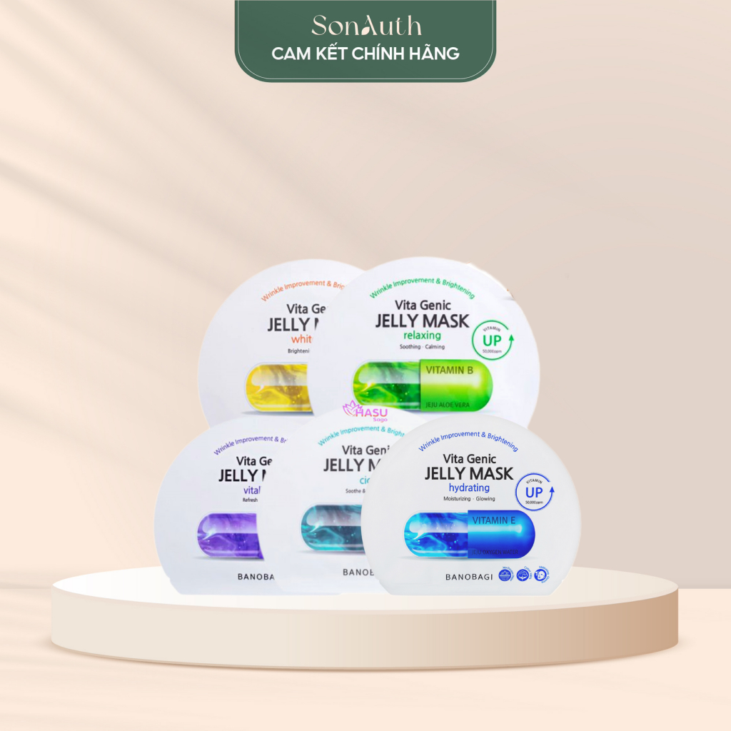 Mặt nạ giấy Banobagi Vita Genic Jelly Mask - Hộp 10 miếng