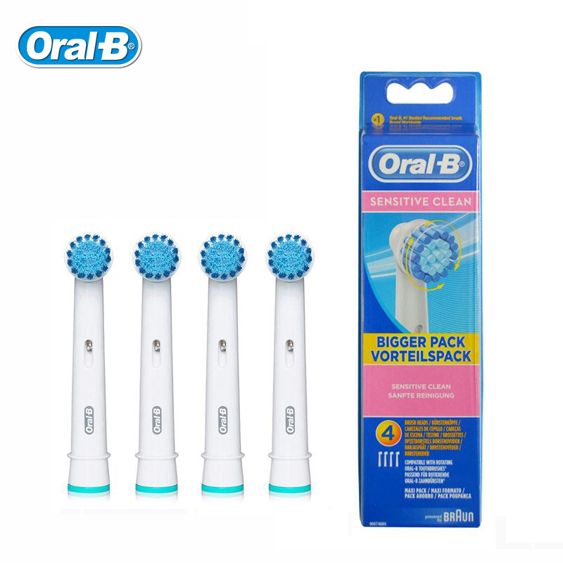 Oral B Đầu bàn chải đánh răng điện Vitality Sensitive Clean Gum Care Chính hãng EB17-4 Đầu bàn chải đánh răng thay thế