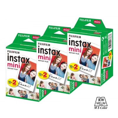 (3-PACK) FUJIFILM INSTAX Mini Instant Film (3x20 Exposures) (Twin Pack)