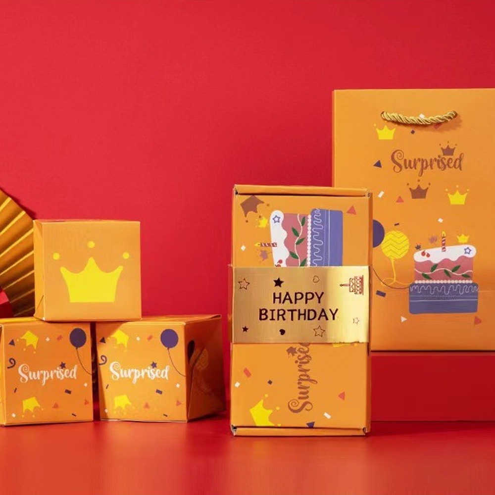 MMLUCK Pop Up Surprise Cash Gift Box Paper Fun Money Box Red Envelope Luxury Surprise Bounce Box Birthday