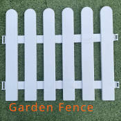 Outdoor PVC Garden Fence Plant Guard - Decorative Bracket