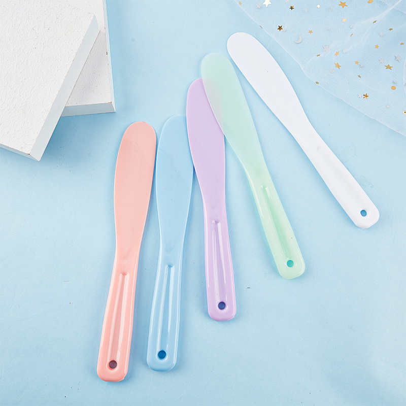 VitalVibesS Thìa nhựa mặt nạ que dụng cụ trang điểm thìa thìa nhỏ làm đẹp khuôn mặt