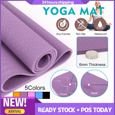 【SG LOCAL SELLER】Yoga Mat EVA Non-Slip Anti-Tear Foldable Yoga Mat Gym Workout Fitness Mat Dance Practice Mat Sports Accessories