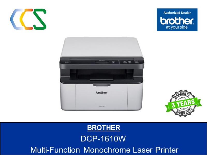 [3-Years warranty] [Local Warranty] Brother DCP-1610W Home Wireless Multi-function Monochrome Laser Printer DCP 1610 DCP1610W DCP 1610W DCP-1610 dcp1610 Singapore