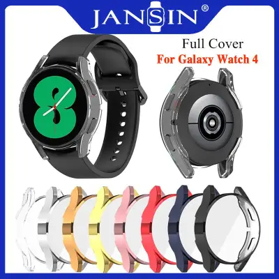 Protective Case For Samsung Galaxy Watch 4 Smart Watch 40mm 44mm Silicone HD Full Screen Protection Cover Cases Galaxy Watch4 Accessories