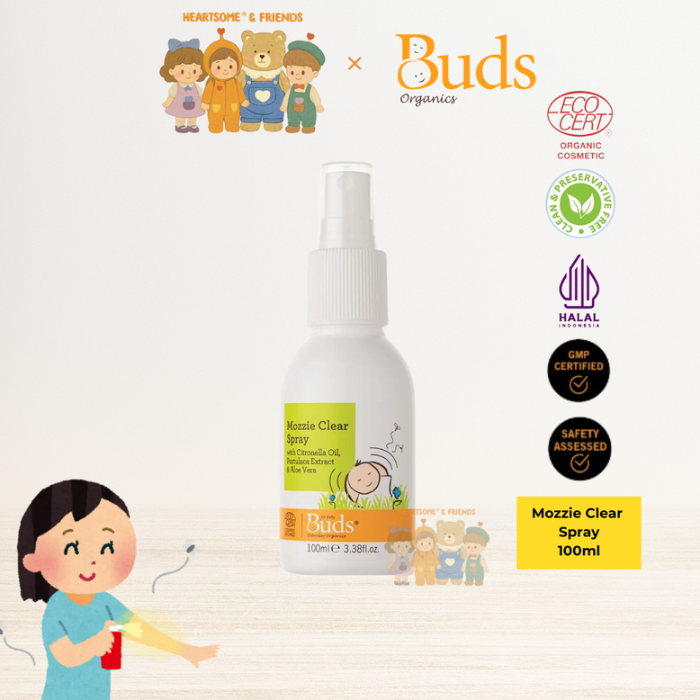 BEO MOZZIE CLEAR SPRAY [100ML][BUDS ORGANIC][HEARTSOME]